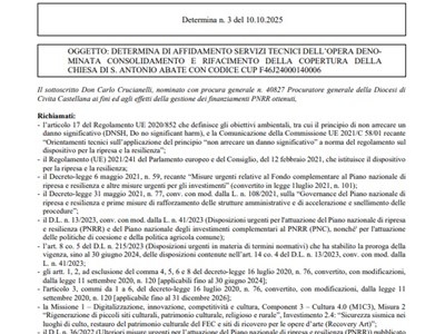 Determina n.3 - PNRR